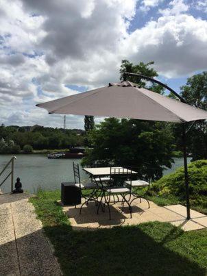 Thomery Ambiance Seine, Appartement Sympatique En Bord De Seine - Cygne מראה חיצוני תמונה