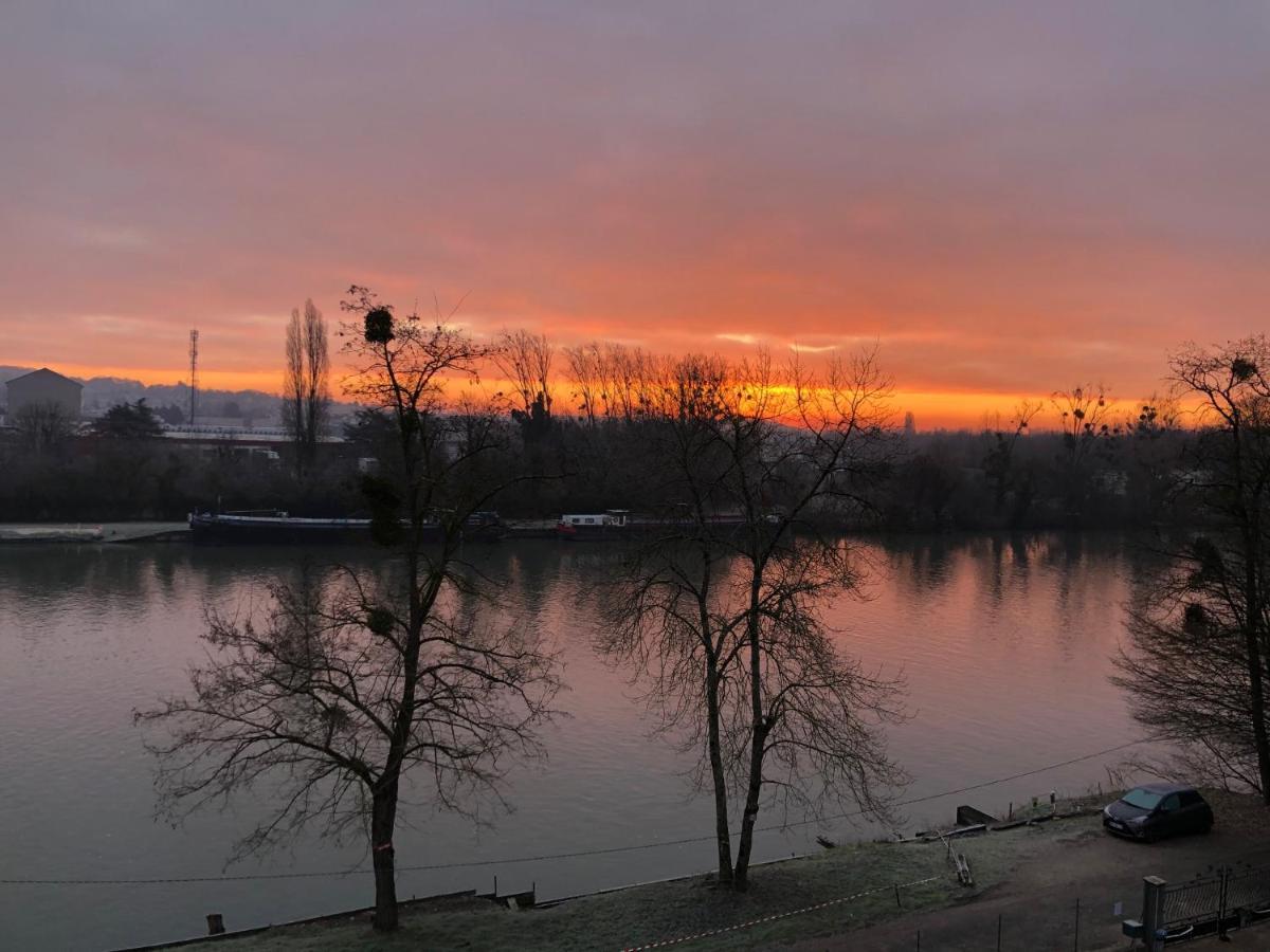 Thomery Ambiance Seine, Appartement Sympatique En Bord De Seine - Cygne מראה חיצוני תמונה